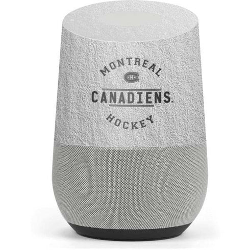 NHL Montreal Canadiens Black Text Google Home Skin