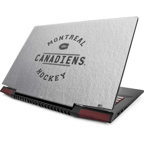 NHL Montreal Canadiens Black Text Lenovo IdeaPad Skin