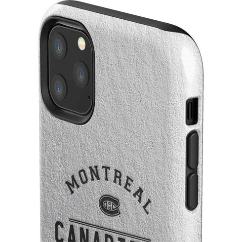 NHL Montreal Canadiens Black Text iPhone 11 Pro Max Impact Case