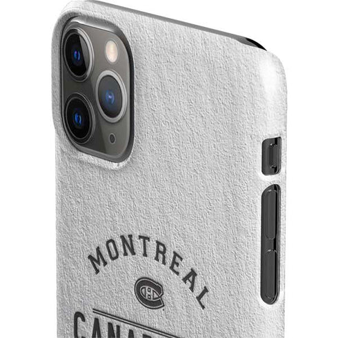 NHL Montreal Canadiens Black Text iPhone 11 Pro Max Lite Case