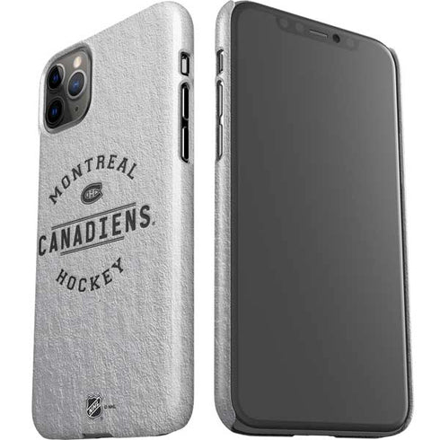 NHL Montreal Canadiens Black Text iPhone 11 Pro Max Lite Case