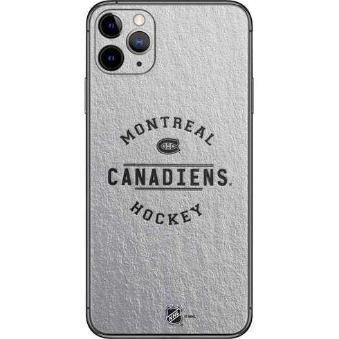 NHL Montreal Canadiens Black Text iPhone 11 Pro Max Skin