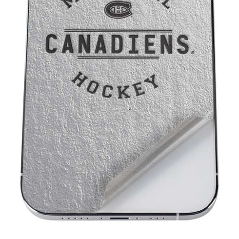NHL Montreal Canadiens Black Text iPhone 12 Pro Max Skin