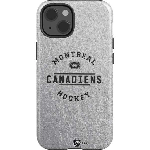 NHL Montreal Canadiens Black Text iPhone 13 Impact Case