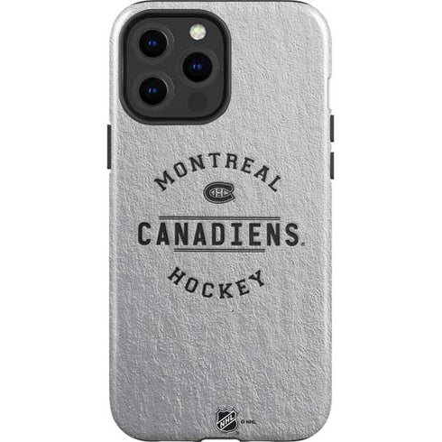 NHL Montreal Canadiens Black Text iPhone 13 Pro Max Impact Case