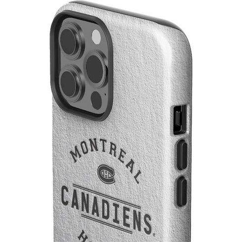 NHL Montreal Canadiens Black Text iPhone 13 Pro Max Impact Case