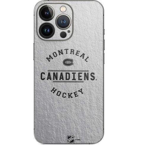 NHL Montreal Canadiens Black Text iPhone 13 Pro Skin
