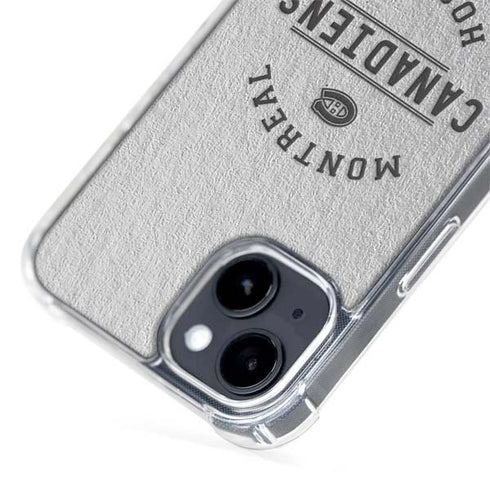 NHL Montreal Canadiens Black Text iPhone 15 MagSafe Case
