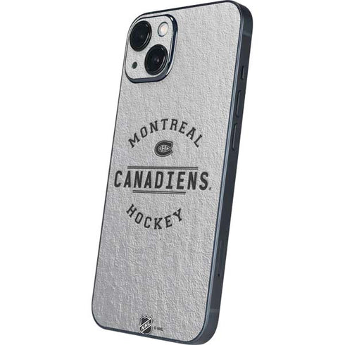 NHL Montreal Canadiens Black Text iPhone 15 Plus Skin
