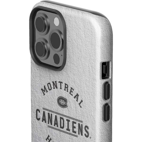 NHL Montreal Canadiens Black Text iPhone 15 Pro Max Impact Case