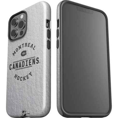 NHL Montreal Canadiens Black Text iPhone 15 Pro Max Impact Case
