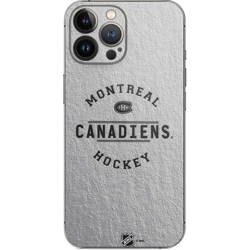 NHL Montreal Canadiens Black Text iPhone 14 Pro Max Skin