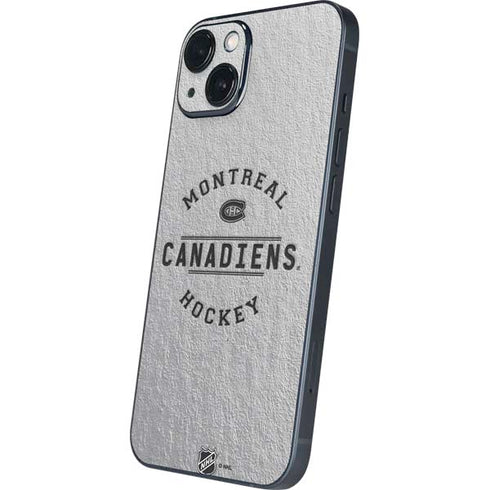 NHL Montreal Canadiens Black Text iPhone 14 Skin