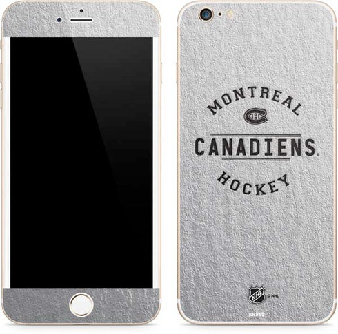 NHL Montreal Canadiens Black Text iPhone 6/6s Plus Skin