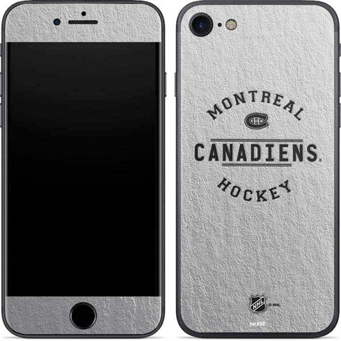 NHL Montreal Canadiens Black Text iPhone 7 Skin