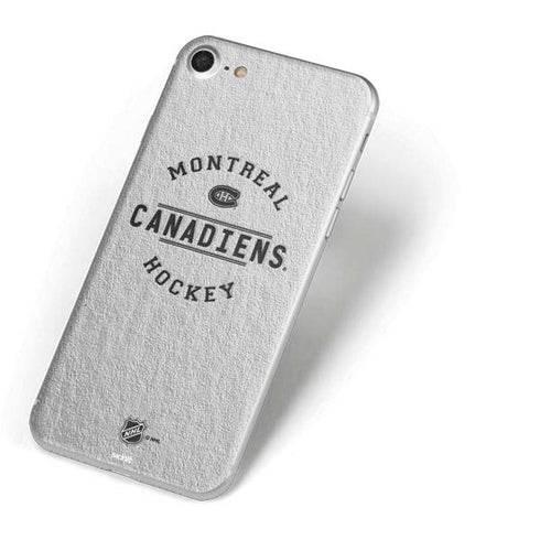 NHL Montreal Canadiens Black Text iPhone 7 Skin