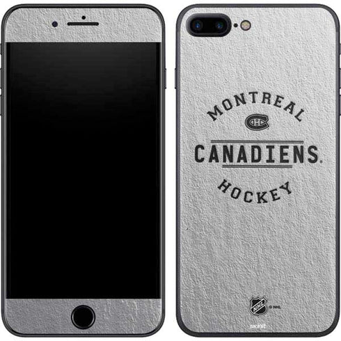 NHL Montreal Canadiens Black Text iPhone 8 Plus Skin