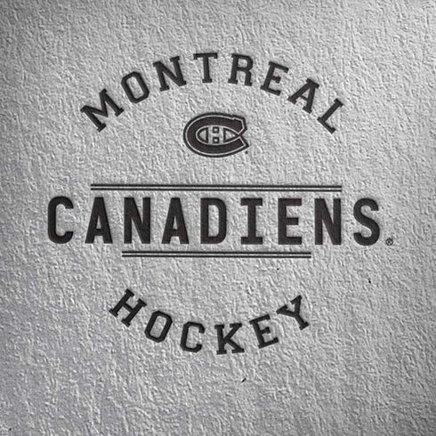 NHL Montreal Canadiens Black Text iPhone X Skin