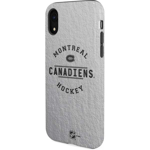 NHL Montreal Canadiens Black Text iPhone XR Pro Case