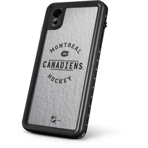NHL Montreal Canadiens Black Text iPhone XR Waterproof Case