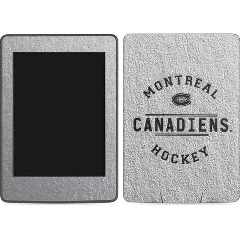 NHL Montreal Canadiens Black Text Amazon Kindle Skin