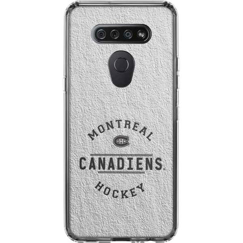 NHL Montreal Canadiens Black Text LG K51/Q51 Clear Case