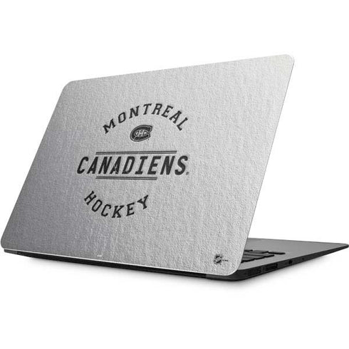 NHL Montreal Canadiens Black Text Apple MacBook Skin