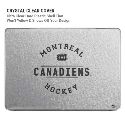 NHL Montreal Canadiens Black Text MacBook Air 13in M1 (2021) Case plus Skin