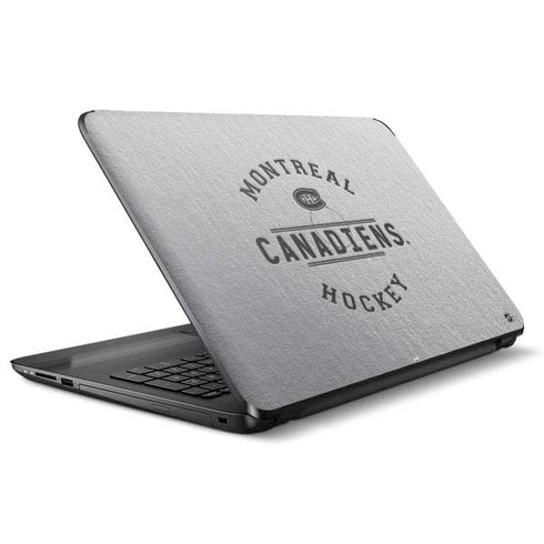NHL Montreal Canadiens Black Text HP Notebook Skin