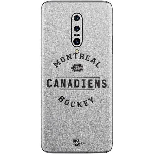 NHL Montreal Canadiens Black Text OnePlus 7 Pro Skin