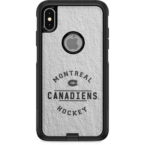 NHL Montreal Canadiens Black Text Otterbox Commuter iPhone Skin