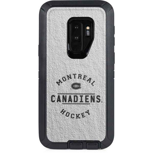 NHL Montreal Canadiens Black Text Otterbox Defender Galaxy Skin