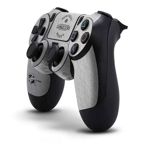 NHL Montreal Canadiens Black Text PS4 Controller Skin