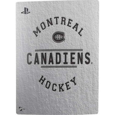 NHL Montreal Canadiens Black Text PS5 Bundle Skin