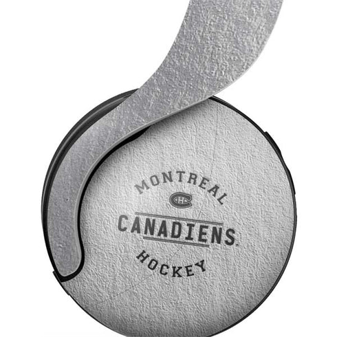 NHL Montreal Canadiens Black Text PULSE 3D Wireless Headset for PS5 Skin