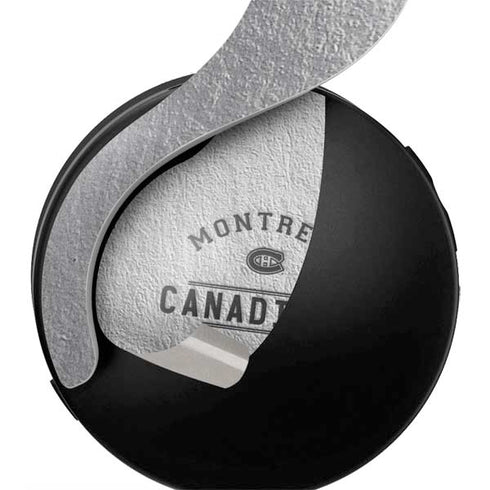 NHL Montreal Canadiens Black Text PULSE 3D Wireless Headset for PS5 Skin