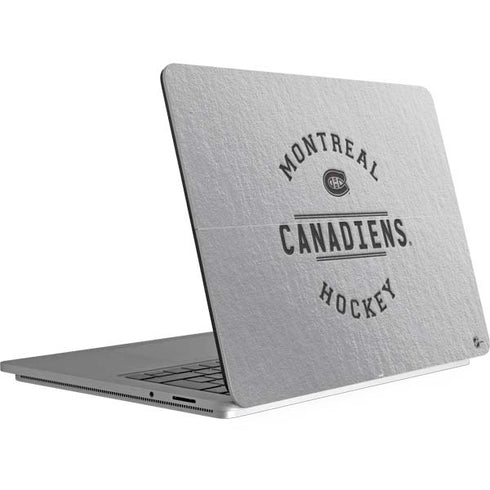 NHL Montreal Canadiens Black Text Surface Laptop Studio Skin