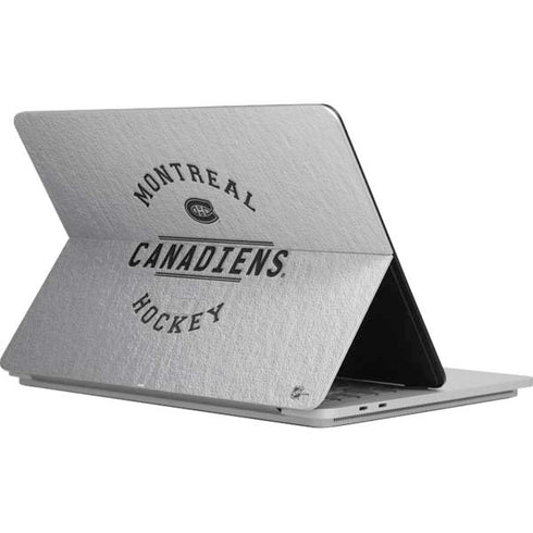NHL Montreal Canadiens Black Text Surface Laptop Studio Skin