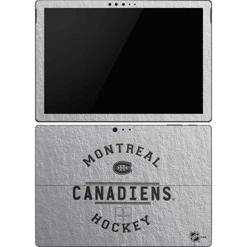 NHL Montreal Canadiens Black Text Surface Pro 6 Skin
