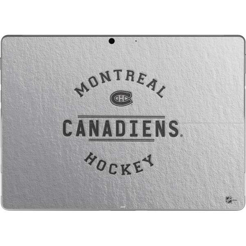 NHL Montreal Canadiens Black Text Surface Pro 8 Skin