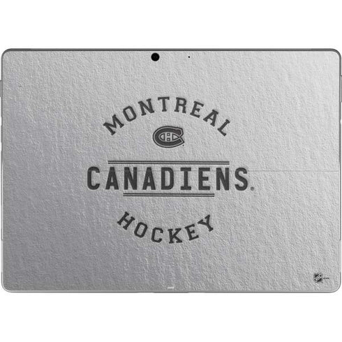 NHL Montreal Canadiens Black Text Surface Pro 9 Skin