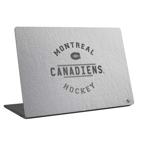 NHL Montreal Canadiens Black Text Universal Laptop 13in (10.6 x 7.6in) Skin