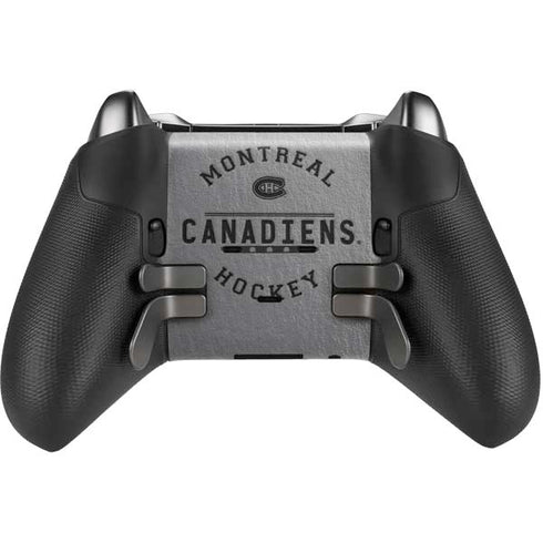 NHL Montreal Canadiens Black Text Xbox Elite Wireless Controller Series 2 Skin