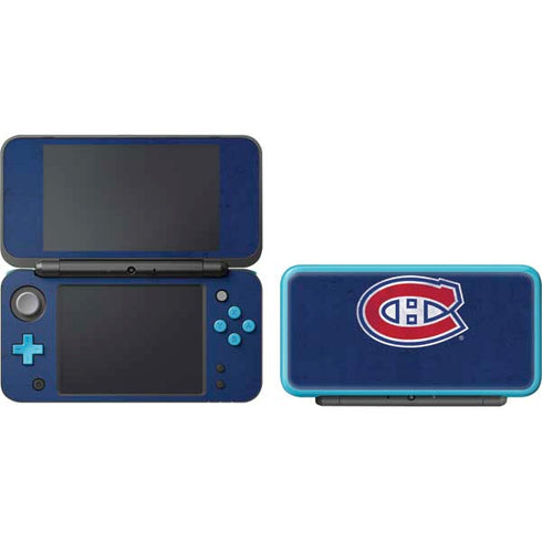 NHL Montreal Canadiens Distressed Nintendo 2DS XL (2017) Skin