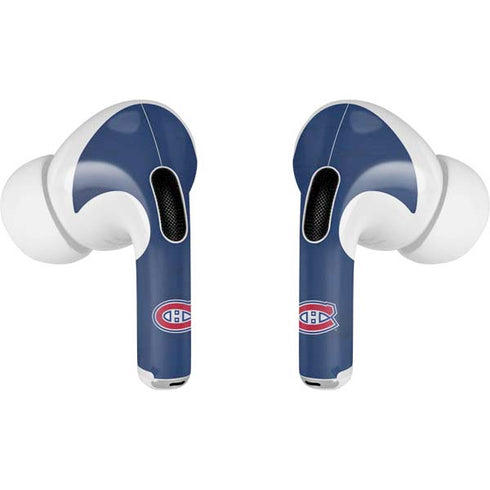 NHL Montreal Canadiens Distressed AirPods Pro 2nd Gen Skin