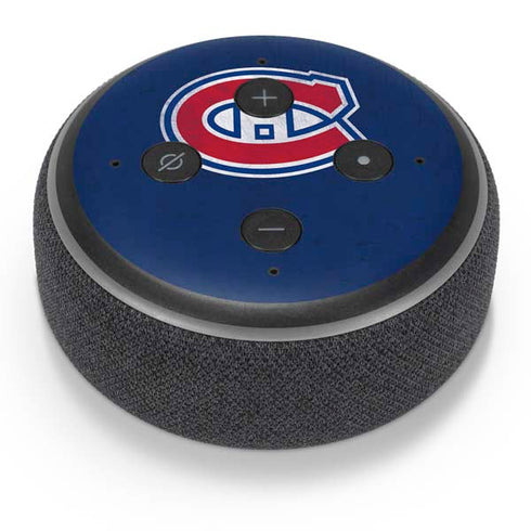 NHL Montreal Canadiens Distressed Amazon Echo Dot Skin