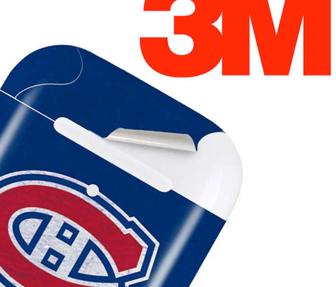 NHL Montreal Canadiens Distressed Apple AirPods 2 Skin