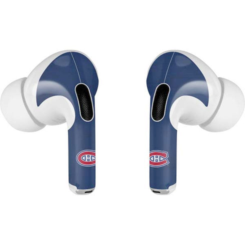 NHL Montreal Canadiens Distressed Apple AirPods Pro Skin