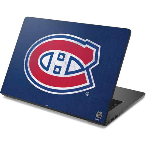 NHL Montreal Canadiens Distressed Dell Chromebook Skin