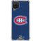 NHL Montreal Canadiens Distressed Galaxy A12 Clear Case